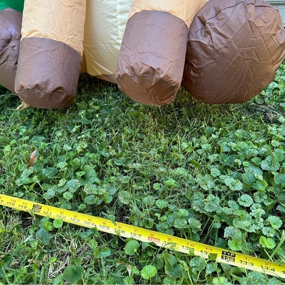 Gemmy Airblown Christmas Inflatable Santa Reindeer Lights Bulbs 9 ft Lighted - Picture 7 of 14